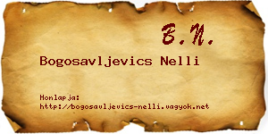 Bogosavljevics Nelli névjegykártya
